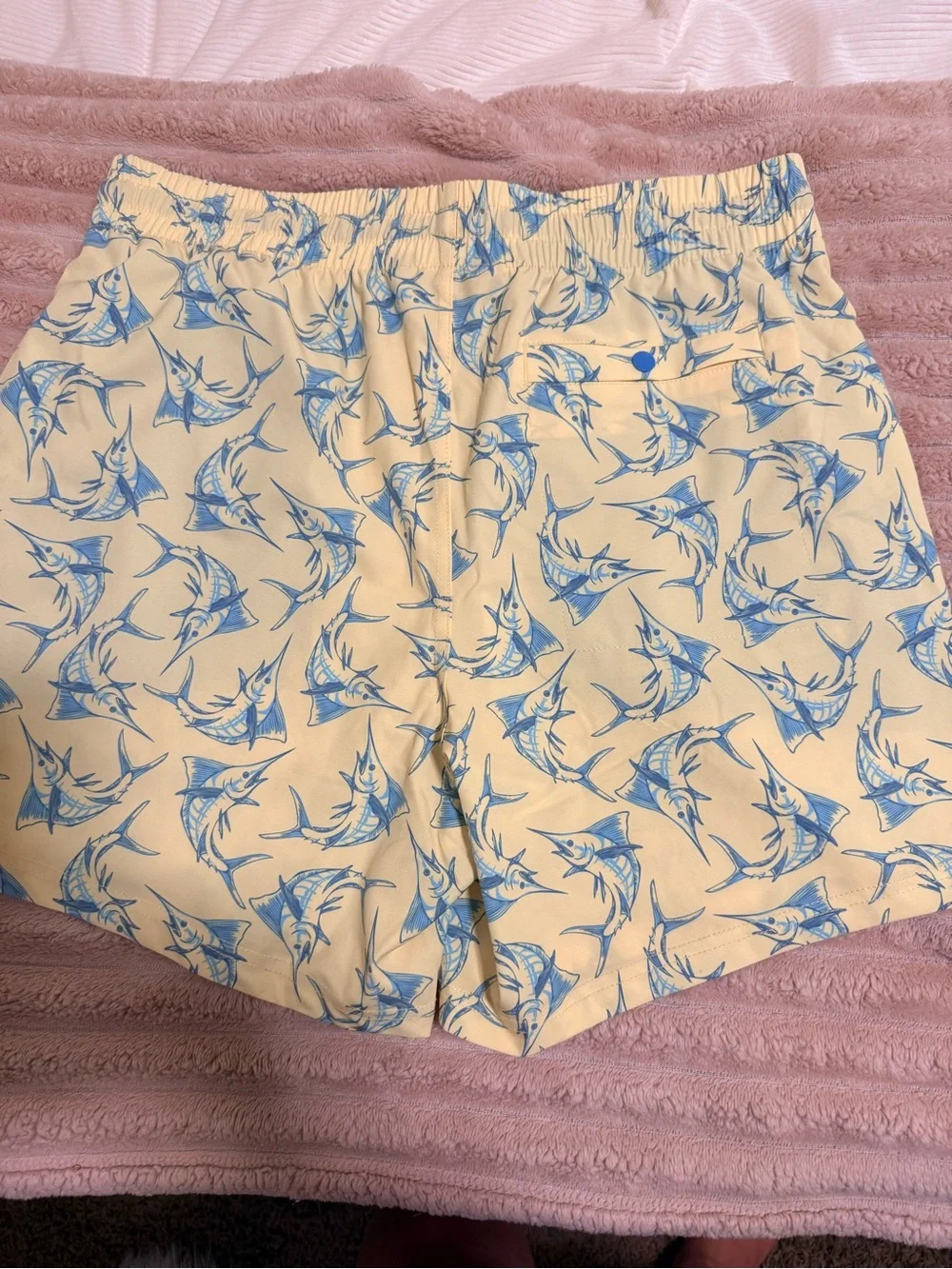 World Wide Sportsman Men’s M Yellow Swim Trunks